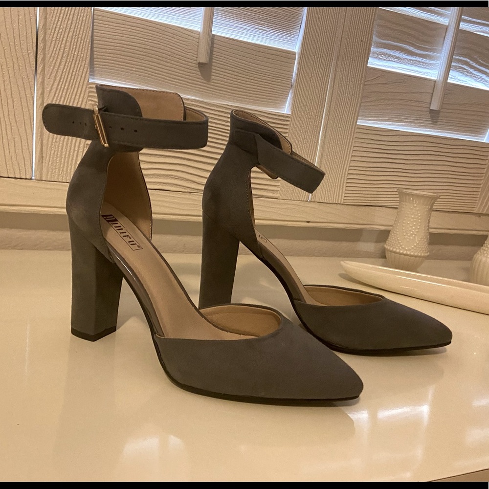 NWOT - IDIFU Women's IN4 Pedazo High Block Pumps Ankle Strap